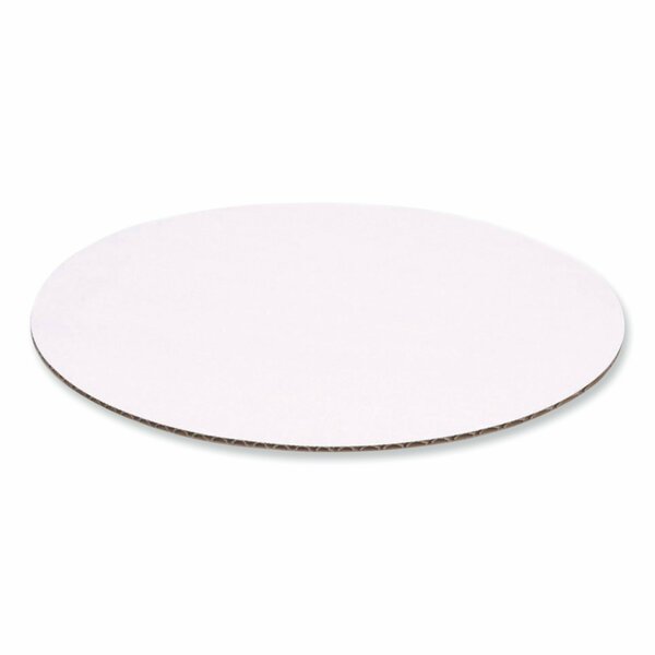 Sct Mottled White Cake Circles 10 in. Diameter, White, Paper, 100PK 11317